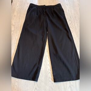 Massimo Dutti Lightweight Black Trousers Size 44/12